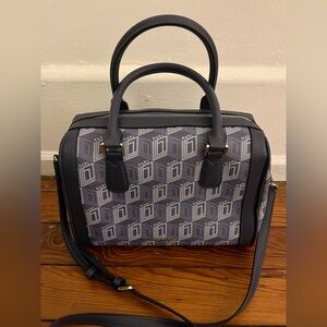 Karl Lagerfeld Paris Indigo Adele Satchel NWOT